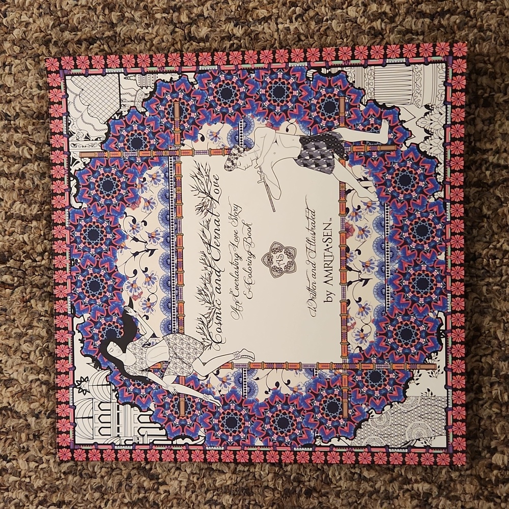 Amrita Sen Cosmic and Eternal Love Coloring Book